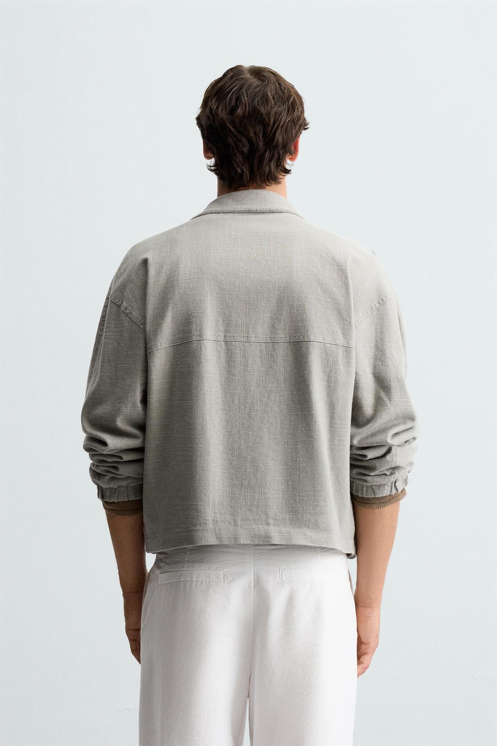 ÁO KHOÁC VẢI DỆT LINEN-COTTON - Ảnh 5