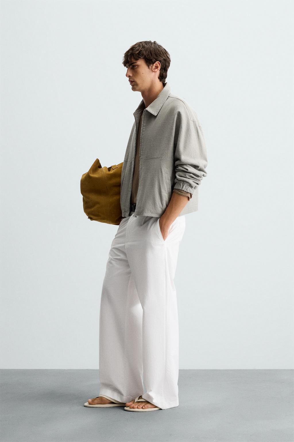 ÁO KHOÁC VẢI DỆT LINEN-COTTON - Ảnh 4