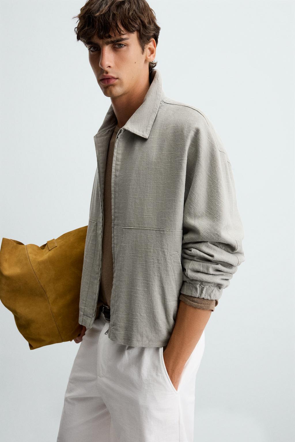 ÁO KHOÁC VẢI DỆT LINEN-COTTON - Ảnh 3