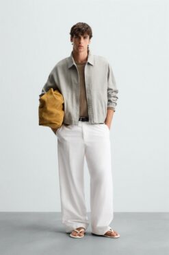 Alternative view of ÁO KHOÁC VẢI DỆT LINEN-COTTON