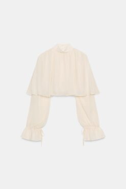 ÁO KIỂU VẢI VOAN XẾP LỚP