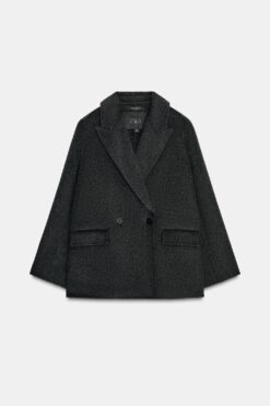ÁO KHOÁC BLAZER ĐẮP CHÉO PHA LEN ZW COLLECTION