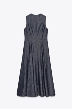 ĐẦM MIDI DENIM ZW COLLECTION