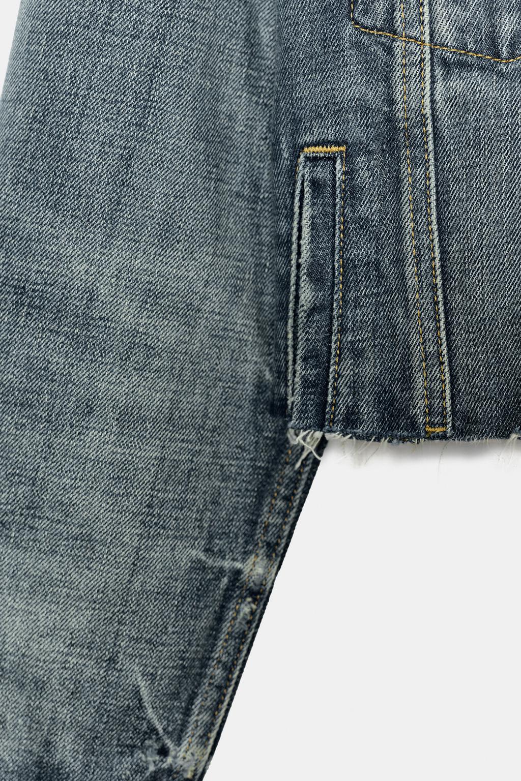 ÁO KHOÁC CROPPED DENIM ZW COLLECTION - Ảnh 3
