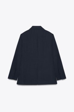 Alternative view of ÁO KHOÁC BLAZER DÁNG SUÔNG CÀI KHUY