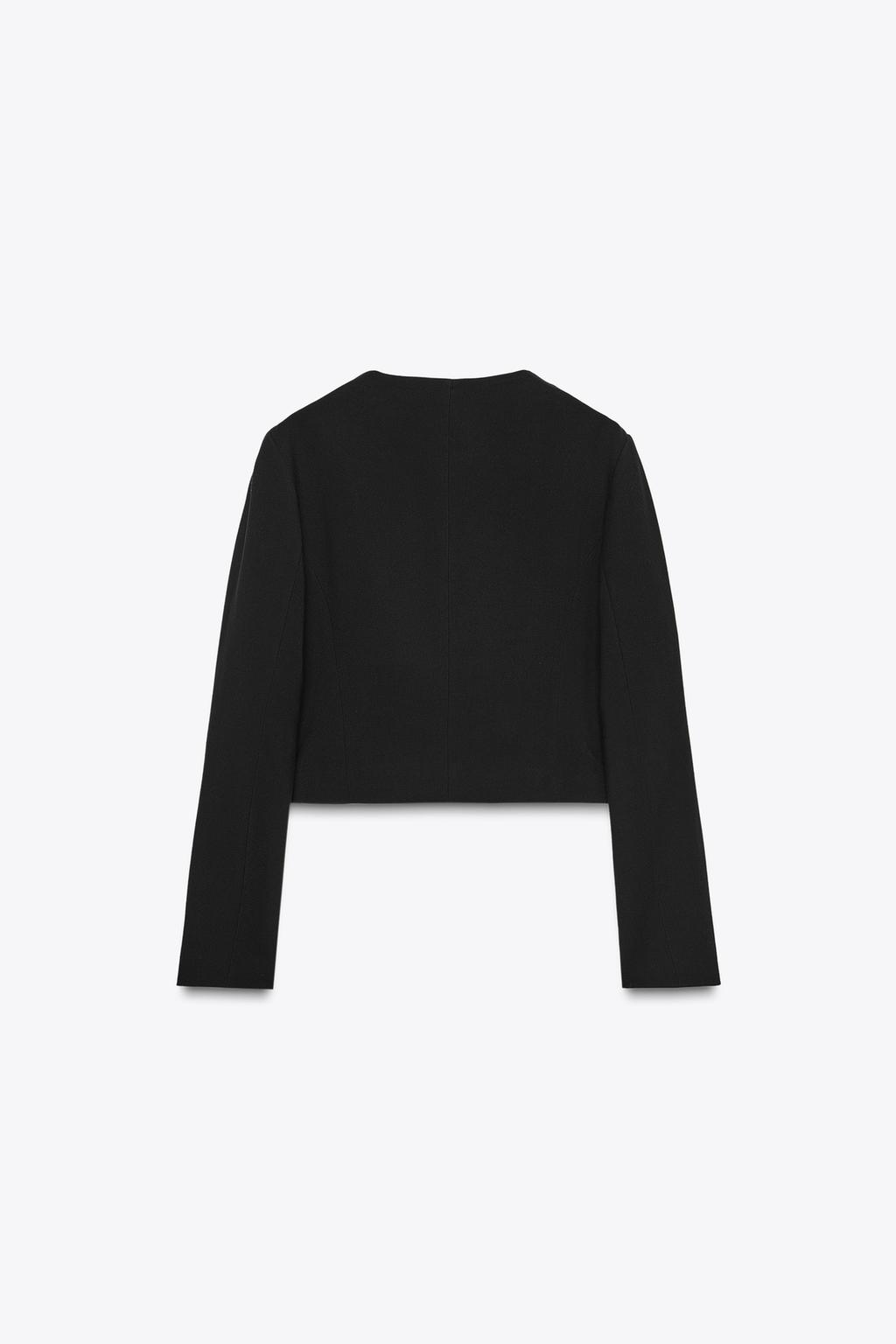ÁO KHOÁC BLAZER DÁNG NGẮN VẠT CHÉO - Ảnh 2