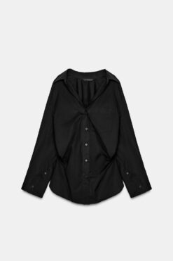 ÁO SƠ MI OVERSIZE VẢI POPLIN