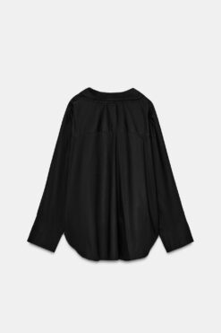 Alternative view of ÁO SƠ MI OVERSIZE VẢI POPLIN