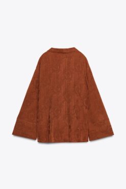 Alternative view of ÁO KIMONO DỆT JACQUARD ZW COLLECTION
