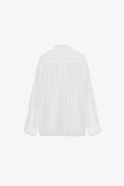 Alternative view of ÁO SƠ MI KẺ SỌC COTTON - LỤA ZW COLLECTION