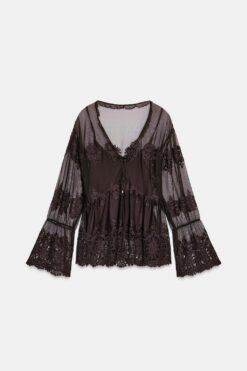 ÁO VOAN TULLE THÊU