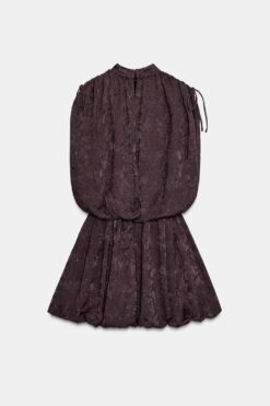 Alternative view of ĐẦM MINI BỒNG VẢI JACQUARD