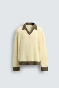 ÁO POLO DỆT KIM PHA LEN PHỐI MÀU