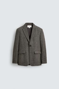 ÁO KHOÁC BLAZER DÁNG SUÔNG VẢI DỆT
