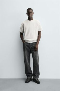 Alternative view of ÁO PHÔNG DỆT KIM KIỂU CHẬP VÒNG