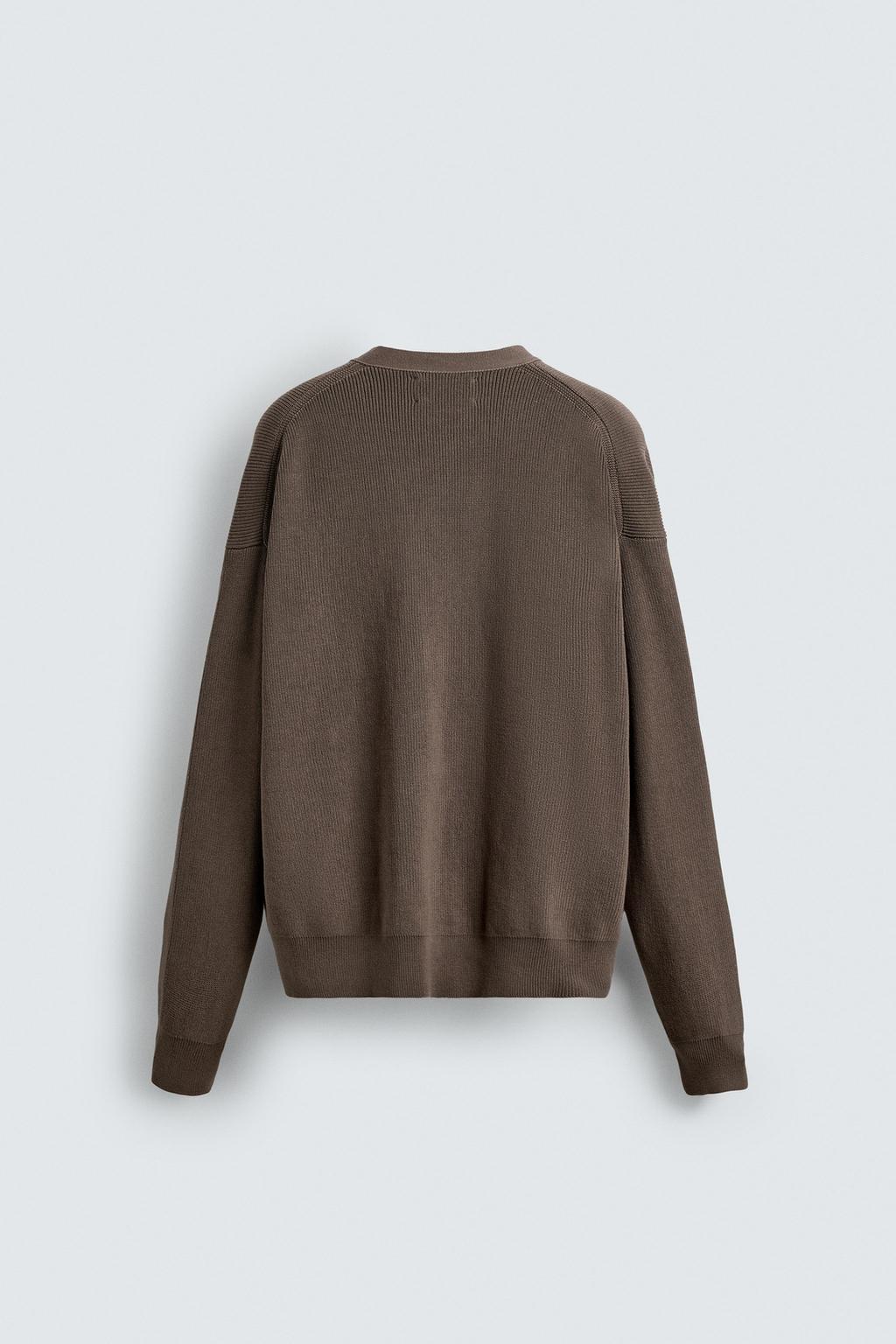 ÁO CARDIGAN REGULAR FIT COTTON - Ảnh 3