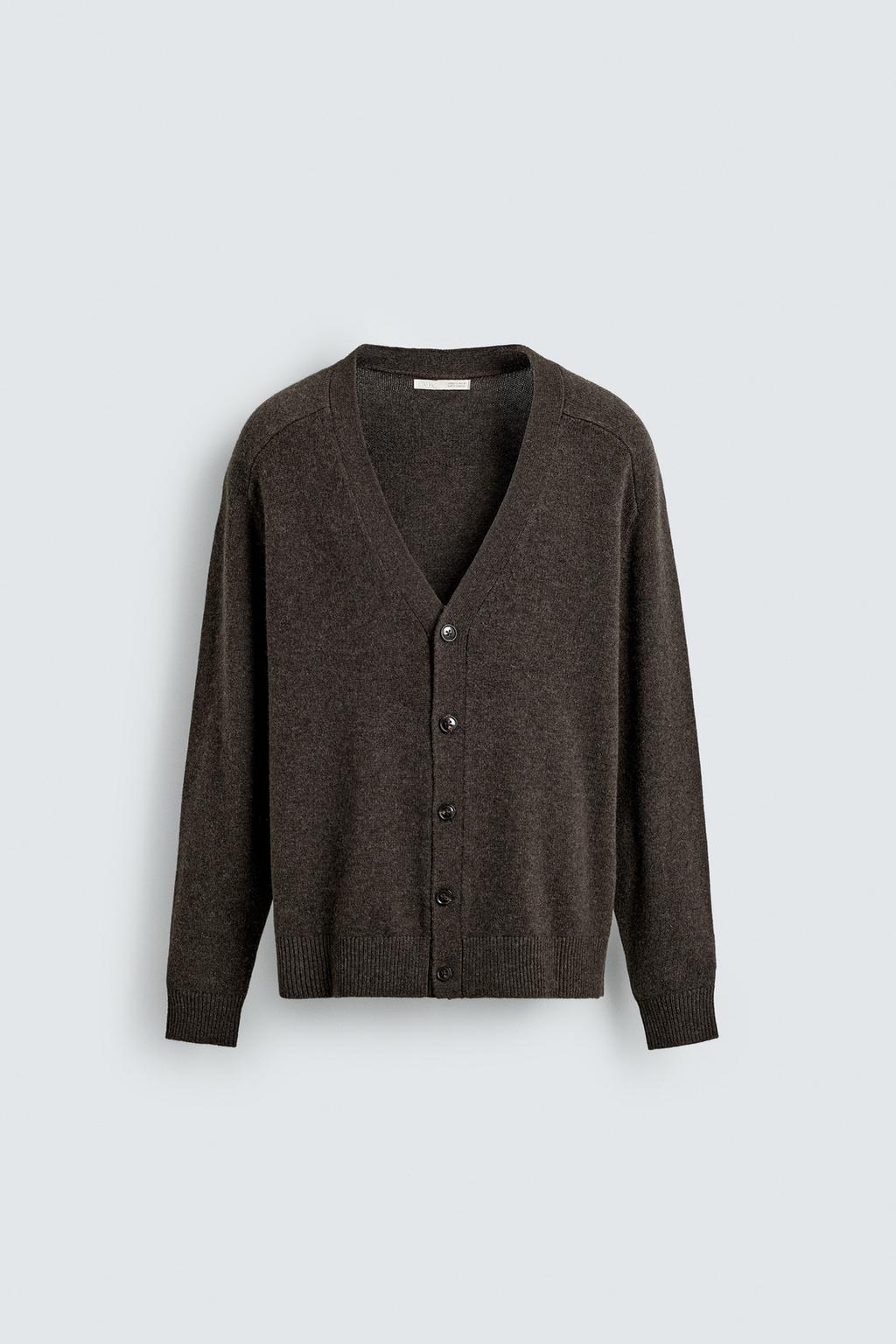 ÁO CARDIGAN DÁNG THƯỜNG PHA LEN