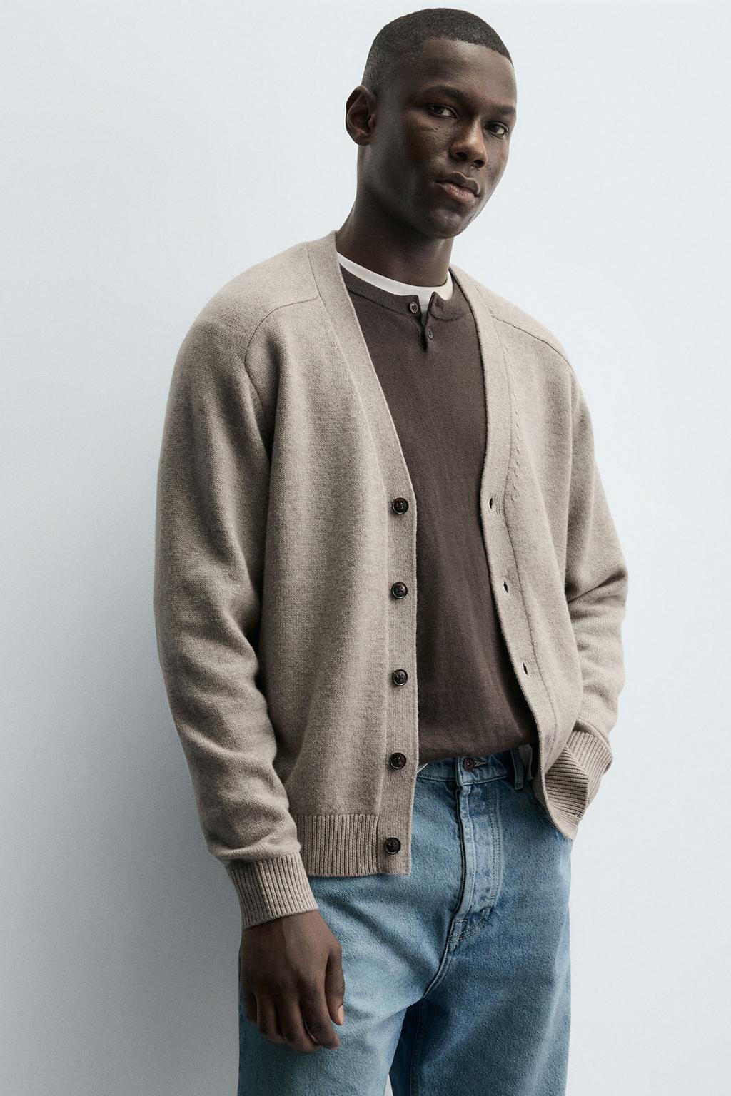 ÁO CARDIGAN DÁNG THƯỜNG PHA LEN - Ảnh 8