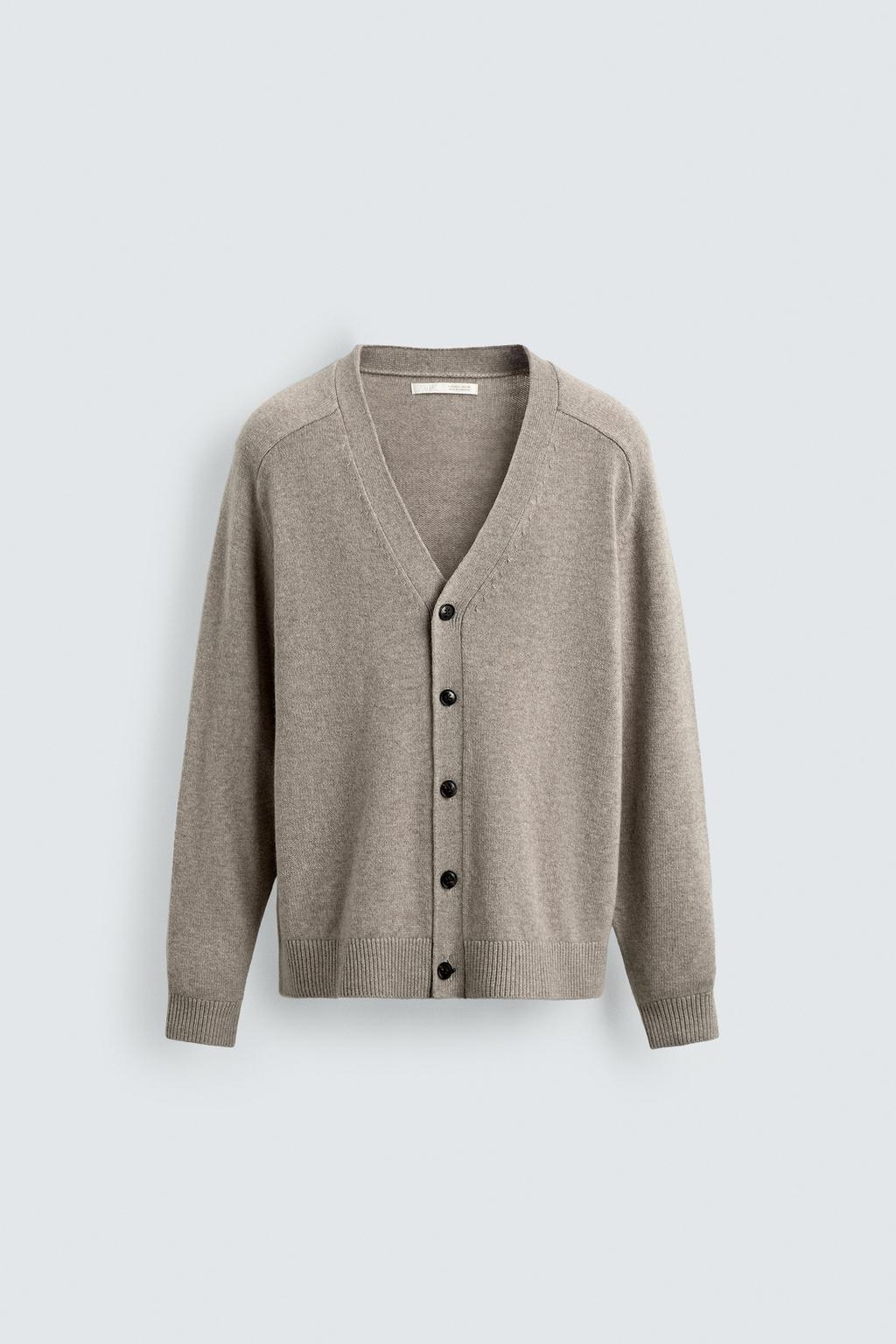 ÁO CARDIGAN DÁNG THƯỜNG PHA LEN