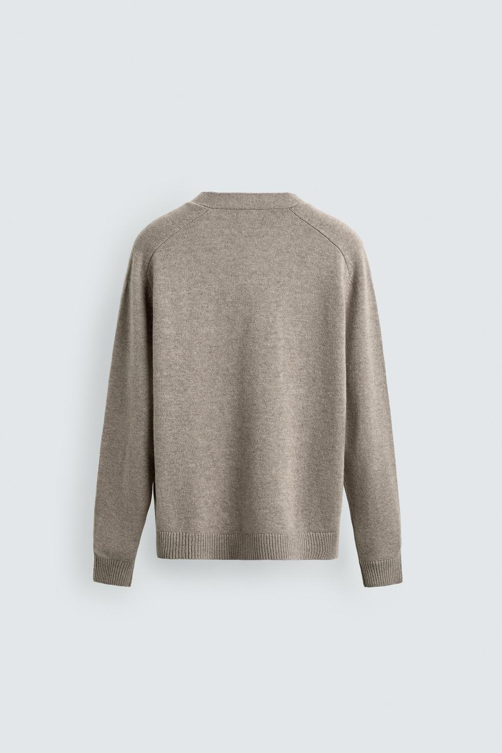 ÁO CARDIGAN DÁNG THƯỜNG PHA LEN - Ảnh 3