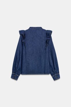 Alternative view of ÁO SƠ MI DENIM Z1975 RÁP BÈO