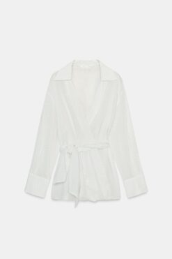 ÁO TOP ĐẮP CHÉO KẺ SỌC ZW COLLECTION