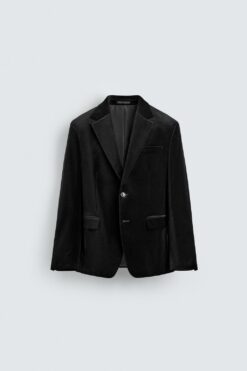 ÁO KHOÁC BLAZER NHUNG DÁNG REGULAR FIT