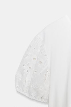 Alternative view of ÁO PHÔNG CỘC TAY THÊU