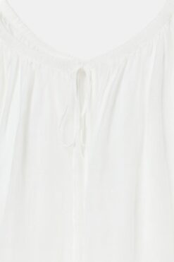 Alternative view of ÁO KIỂU VẢI LINEN ZW COLLECTION TRẮNG